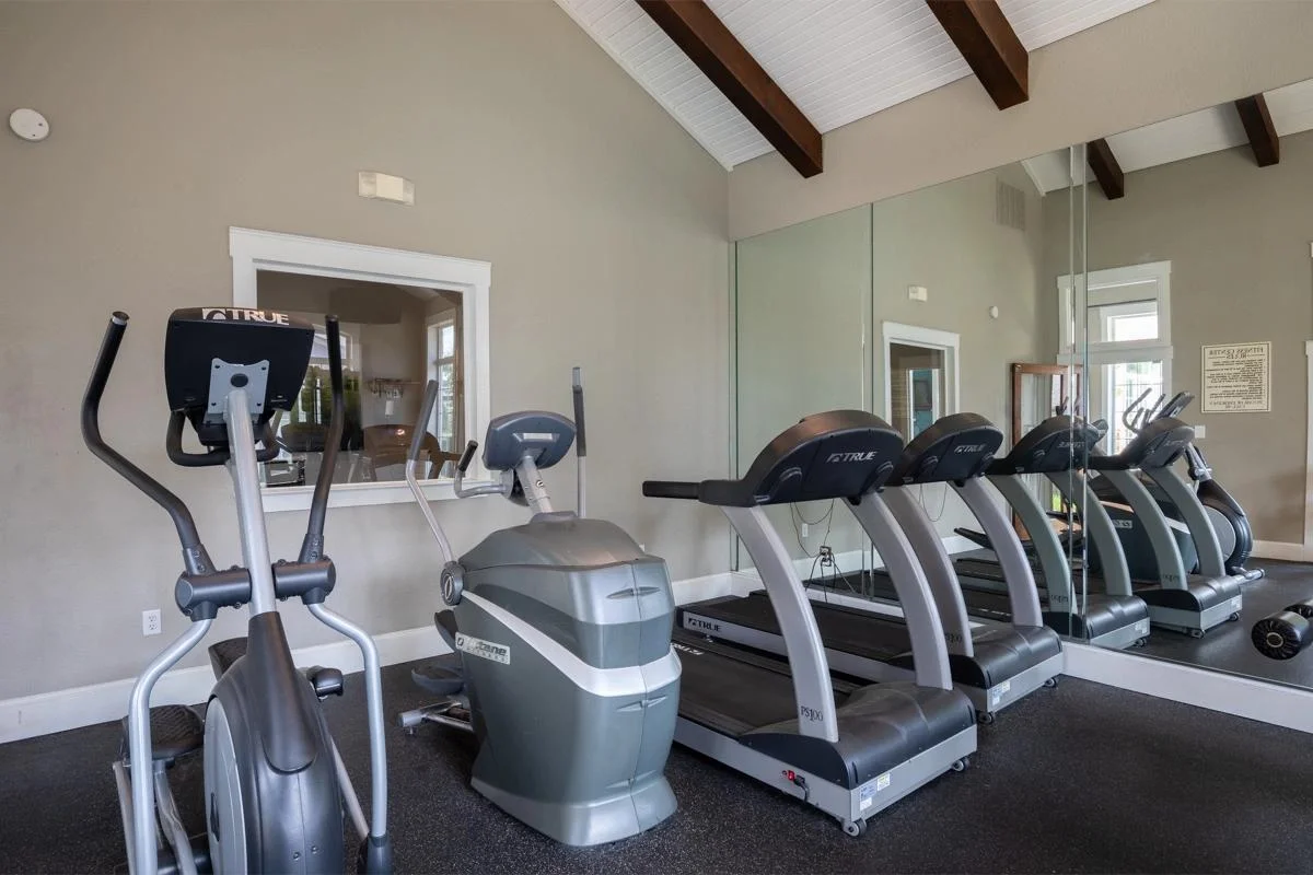 Cardio and fitness center at Village Green of Bear Creek in Euless, Texas